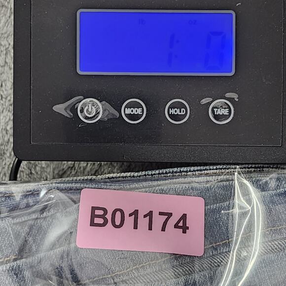 Vintage Y2K Blue Collection Skirt Womens 33 Blue Denim Cargo Front Slit Mini - Picture 9 of 9